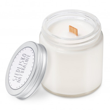 Świeca rzepakowa mała z drewnianym knotem – Sosna